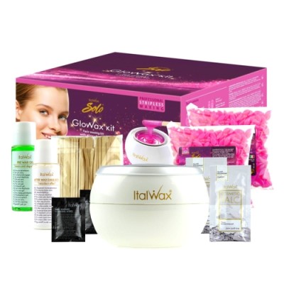 ItalWax Solo GloWax facial hair removal kit 1piece- end of series