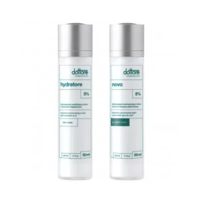 Dottore CURRATION The combination of almond acid and glycolic acid is ideal for people suffering from skin imperfections and excessive secretion of sebum.

Gift set