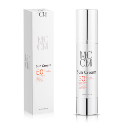 MCCM Sun Cream with 50+ 50ml atomizer