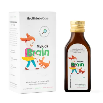 Health Labs CareMyKids Brain Omega acids 3 and 9 for children with vitamin D 100ml