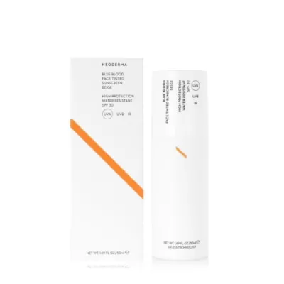 Neoderma BLUE BLOOD FACE TINTED SUNSCREEN SPF30 BEIGE face cream with SPF filter 30 50ml