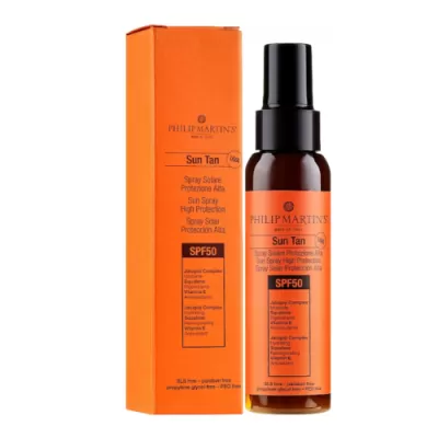 Philip Martin's SUN TAN SPF50 SUN SPRAY HIGH PROTECTION emulsion for sunbathing SPF50 150ml