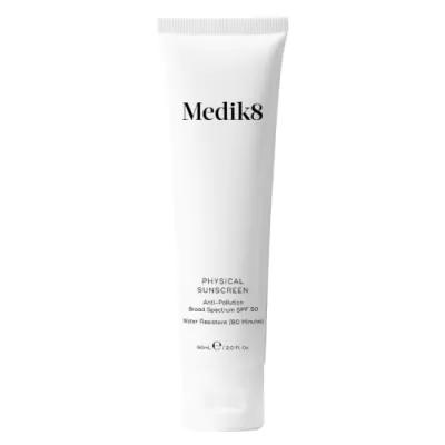 PHYSICAL SUNSCREEN SPF 50+ cream with mineral sunscreen to prevent premature aging of skin reinforced with 60ml antioxidants