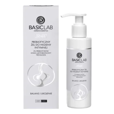 BasicLab INTIMIS Prebiotic intimate hygiene gel with 3% prebiotics 200ml
