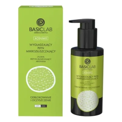 BasicLab ACIDUMIS Smoothing micro-exfoliating liquid with 2% BHA and 100ml exfoliating tripeptide