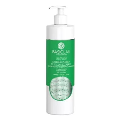 BasicLab MICELLIS Normalizing cleansing gel for fatty, acne and sensitive skin 300ml