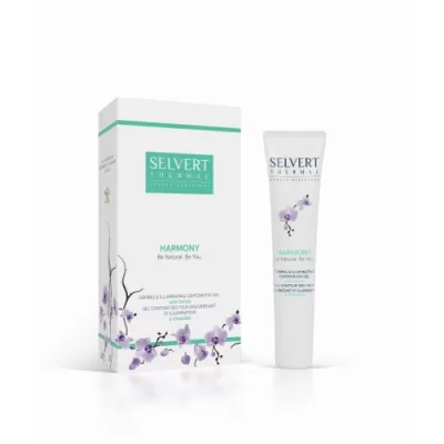 Selvert Thermal HARMONY FIRMING & ILLUMINATING CONTOUR EYE GEL WITH ORCHID light-enhancing gel for eye area 15ml