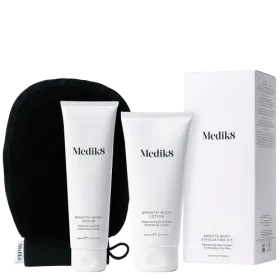 Medic8 SMOOTH BODY EXFOLIATING KIT Rejuvenating AHA and BHA acid system for dry and rough skin 350ml