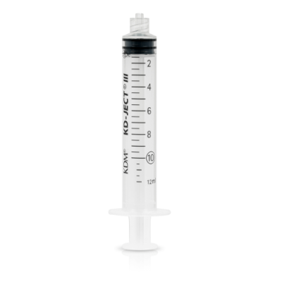 3rd syringe. Luer Lock 10 ml KD-JECT III 10 pieces.