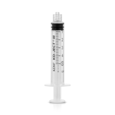 3rd syringe. Luer Lock 5 ml KD-JECT III 10 pieces.