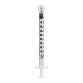 3 parts syringe. Luer Lock 1ml MedicalBrokers 10pcs.