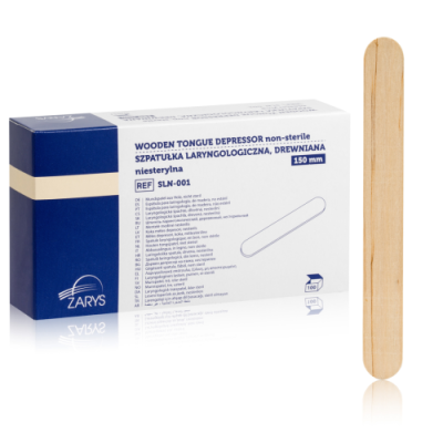 Wooden spatulas non-sterile 15cm 100 pieces.