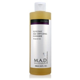 M.A.D Anti-Aging Glycolic Age Diffusing Cleanser Gel with glycolic acid 7% 480ml