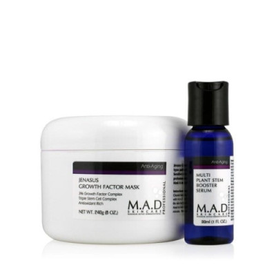 M.A.D Anti-Aging Jenasus Growth Factor Mask for mature skin 240g + Booster Serum 30ml