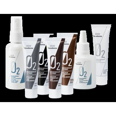 Brow Henna® Oxygen O2 7 elements colourization kit- end of series