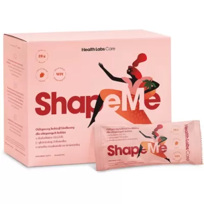 Health Labs Care ShapeMe nutritional protein cocktail with strawberry flavor with cream 15 sachets