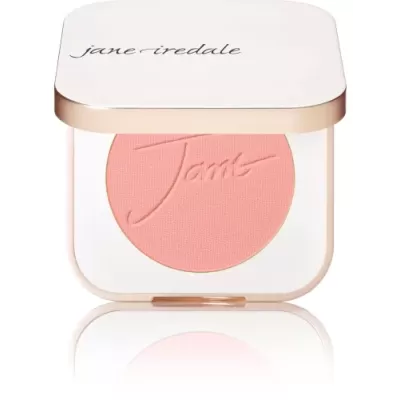 Jane Iredale PUREPRESSED BLUESH baked mineral pink cheeks - color clearly pink