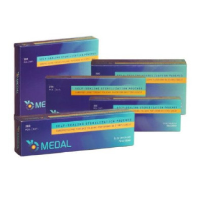 MEDAL Self-adhesive sterilization bags different sizes 200 pieces.