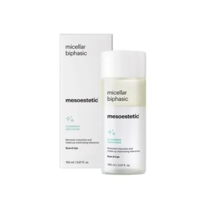 Mesoesthetic MICELLAR BIPHASIC biphasic eye demasking fluid and mouth with high tolerance 150ml