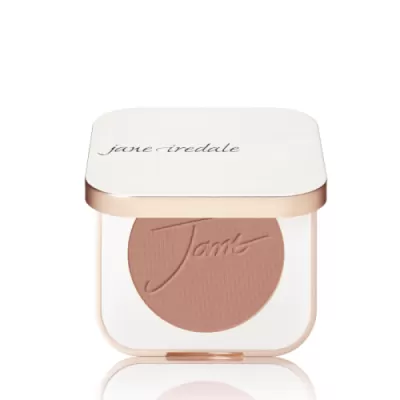Jane Iredale PUREPRESSED BLUESH baked mineral pink cheeks - color dubonet