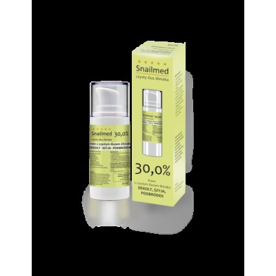 Snailmed Clean snail mucus 30.0% - cleavage, neck, chin 30ml - end of series