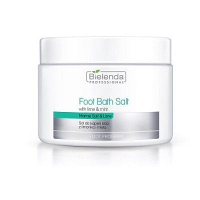 Bielenda Professional Foot Bath Salt with Lime and Mint 600g