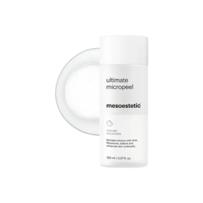 Mesoesthetic ULTIMATE MICROPEEL microexfoliation procedure, which gently renews the skin surface, eliminating dead cells, improving texture, smoothing imperfections 150ml