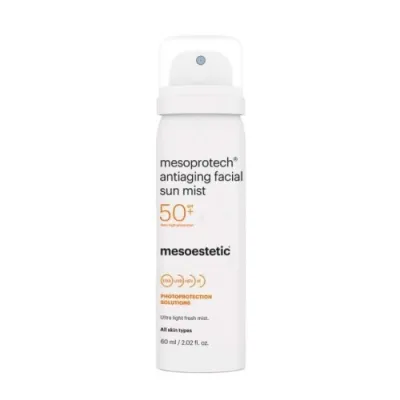 Mesoesthetic MESOPROTECH ANTIAGING FACIAL SUN MIST SPF50+ face mist SPF50+ anti-aging effects with a fresh and ultralight consistency of 60ml